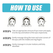 Anti-Aging Eye Cream for Wrinkles Under Eye Cream with Snail Mucin for Fine Lines Puffiness - Firming Eye Serum Relieve Ey...