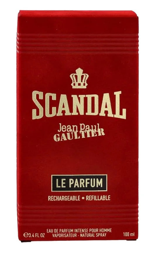 Jean Paul Gaultier Scandal Le Eau de Parfum Intense Refillable Spray for Men, 3.4 Ounce - Product Image