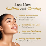 The Face Shop Ginseng Glow Eye Serum - Reduces Visible Dark Circles & Wrinkles, with Korean Ginseng, Retinol, Anti Aging, ...