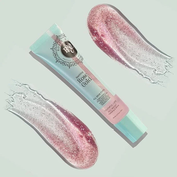 ROSÉE & CO Rosee Lip Gloss Vegan & Cruelty Free Treatment, Professional Make up, Long Lasting Glossy with Shea Butter, Moi...