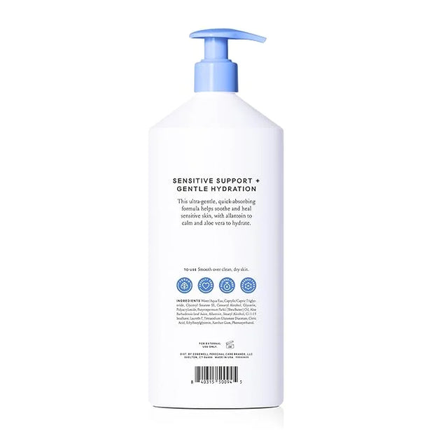 Billie Sensi Ultra-Gentle Women's Body Lotion, Fragrance-Free, Allantoin & Aloe Vera, 18 fl oz - Product Image