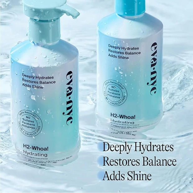 Eva NYC H2-Whoa Hydrating Conditioner, Inflused with Hyaluronic Acid and Voilet Rice Water, 8.8 fl oz - Product Image