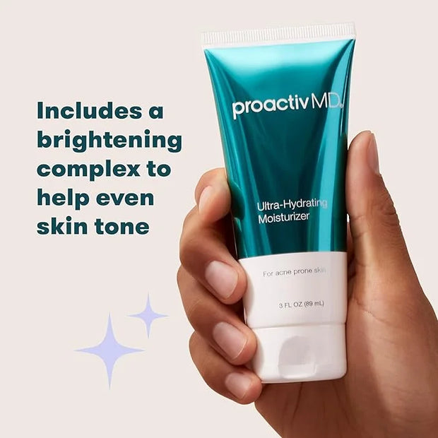 Proactiv MD Ultra-Hydrating Hyaluronic Acid Daily Face Moisturizer, Nourishing Hydrator with Skin Brightening Complex, 3 F...