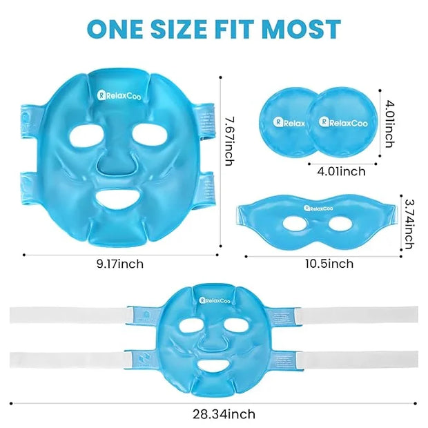 Ice face eye mask for