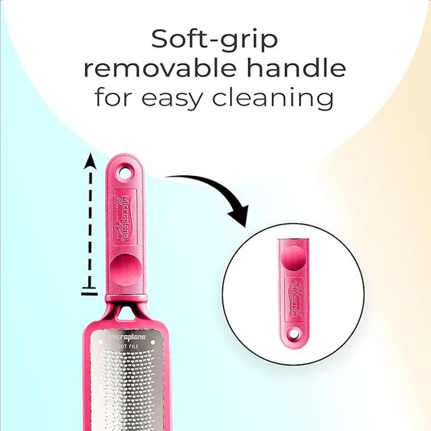 Microplane Colossal Foot File Scraper - The Original Stainless Steel Foot Rasp, Dead Skin/Callus Remover for Feet, Gentle ...