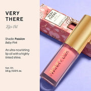 Winky Lux Very There Lip Oil, Hydrating Baby Pink Tint with Jojoba Oil, Non-Sticky Glossy Lip Oil, Tinted Pink Gloss for J...