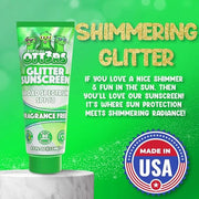 Glitter Sunscreen SPF 50 Lotion 4.5oz - Sparkle Sunscreen - Shimmer Sunscreen - Colored Sunscreen for Kids & Women - UVA/U...