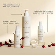 INNERSENSE Organic Beauty - Sleek Stylers Set | I Create Hold, Sweet Spirit Leave-In Conditioner, Hair Love Prep Spray | N...