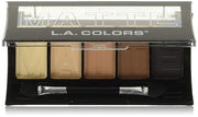 L.A. COLORS 5 Color Matte Eyeshadow Palette, Brown Tweed CEM472 - Product Image