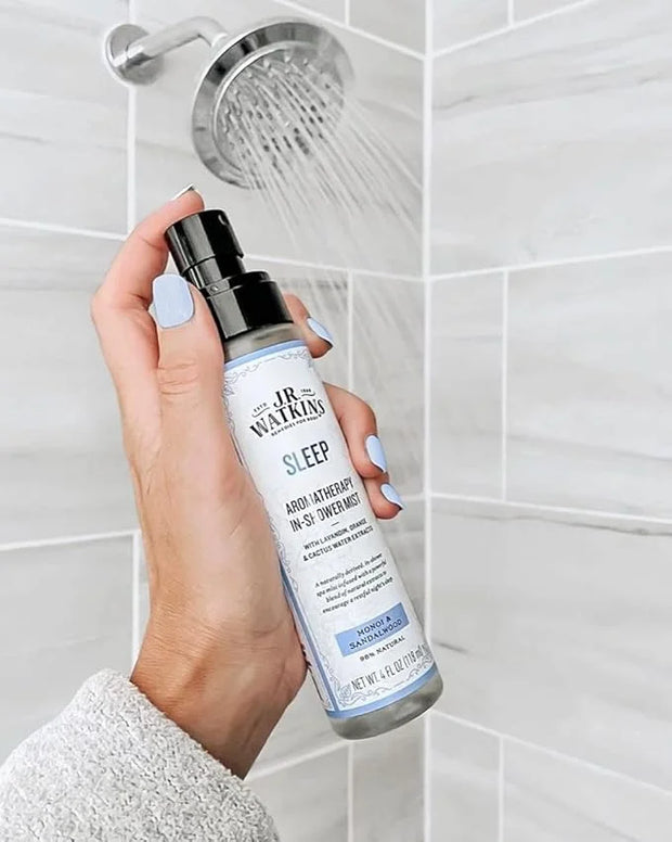 J.R. Watkins Sleep Aromatherapy in-Shower Mist, Natural Monoi & Sandalwood, 4 oz (Pack of 2) - Product Image