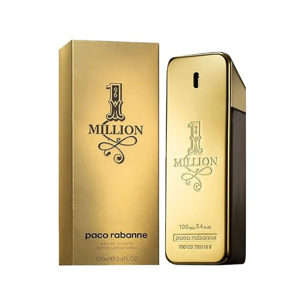 1 Million By Paco Rabanne For Men's Eau De Toilette TESTER 3.4 fl oz 100 ml - Product Image