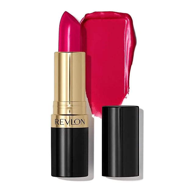 Revlon Super Lustrous Lipstick, Creamy Formula For Soft, Fuller-Looking Lips, Moisturized Feel, 440 Cherries in the Snow, ...
