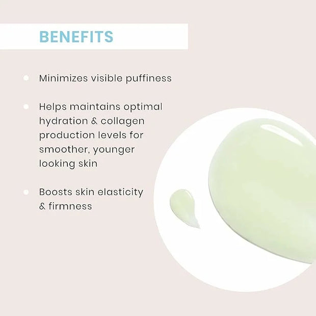 Timeless Skin Care Hydrating Eye Cream - 0.5 Fl Oz, Pack of 1 - Reduce Puffiness & Fine Lines - Includes Hyaluronic Acid f...
