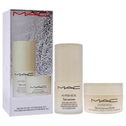 Bizzare Blizzard Snow Peony Hyper Real Kit by MAC for Women - 2 Pc 0.5oz Hyper Real Serum, 0.5oz Hyper Real Cream - Produc...