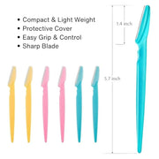6 PC Eyebrow Razor Demaplane Tool for Women & Men Facial Eyebrow Trimmer Shaper Facial Hair Remover - Product Image