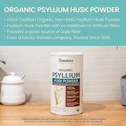 Himalaya Organic Psyllium Husk Powder, Daily Dietary Fiber Supplement, Regularity, Appetite Management, Certified Organic,...