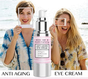 KissRedE Anti-Aging Eye Cream for Dark Circles, Puffiness, Fine Lines, and Wrinkles - Fragrance-Free, 1 Fl Oz - Product Image