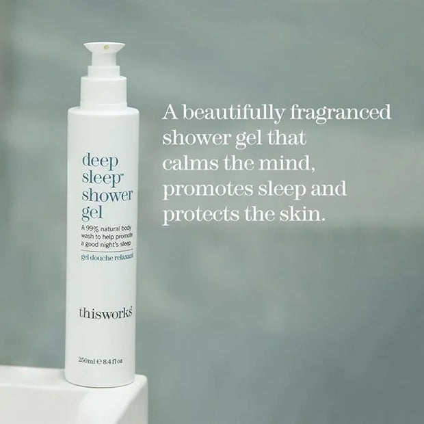 THISWORKS deep sleep shower gel: Calms the Mind and Protects the Skin, 8.4 fl oz (250ml) - Product Image