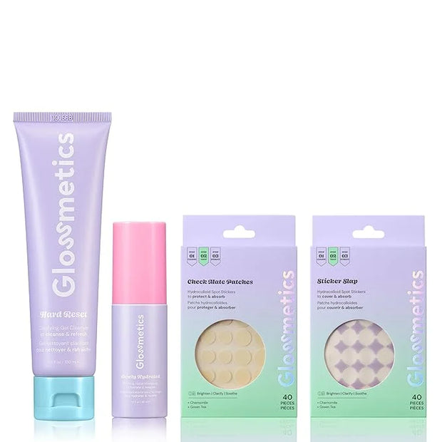 Glossmetics Balance & Purify Bundle - Teen Skin Care for Girls, Adults, Women. Teen Face Care Kit for Sensitive Skin, Skin...