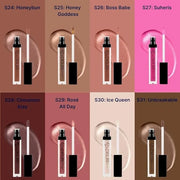 Pack of 3 Shimmer Lip Gloss for Girls & Women - Lip Glosses 2.1 FL Oz Total (0.7 FL Oz Each) - High Shine Lip Gloss - Crue...