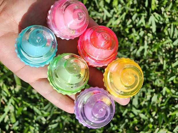 Beauty Bundle Cupcake Set of 6 Cute Lip Gloss For Kids, Girls & Women Party Favors Novelty Hydrating Assorted Fruit Scente...