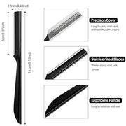 Eyebrow Razor, S.T. Friends 10Pcs Face Razor for Women Exfoliating Dermaplaning Tool, Dermaplane Razor Peach Fuzz Removal,...