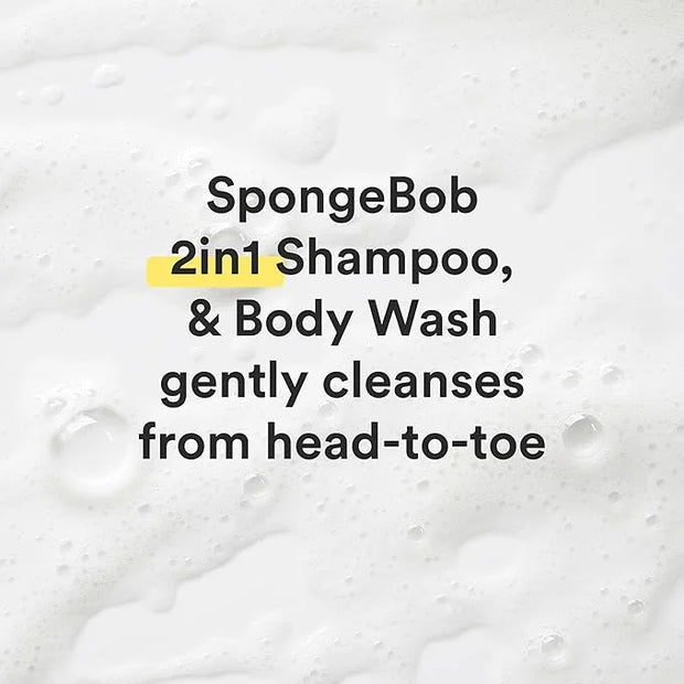 Suave Kids 3-in-1 Spongebob, Tear Free, Body Wash, Shampoo and Conditioners, Dermatologist Tested, 28 Oz Pack of 4 - Produ...