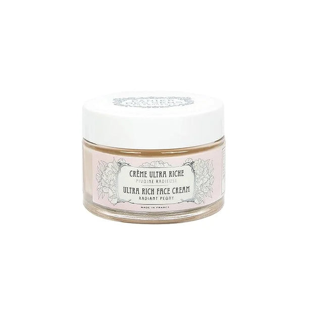 Panier des Sens - Ultra Rich Face Cream - with Hyaluronic Acid + Peony Extract - Moisturizing and Radiance - Skin Care for...