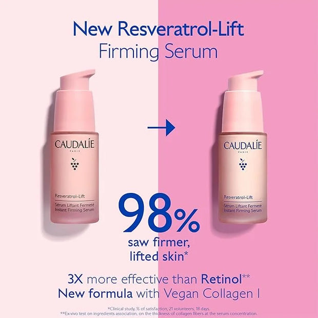 Caudalie Resveratrol-Lift Instant Firming Retinol Alternative Serum, Refillable - 30 mL - Product Image