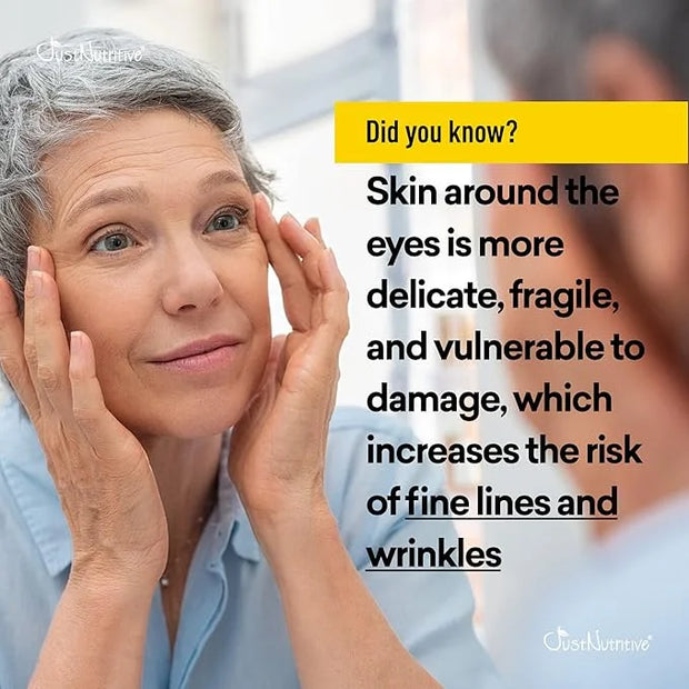 Just Nutritive Anti-Aging Eye Cream | Nutritive Ingredients | Under Eye Wrinkle Treatment | Crows Feet Eye Cream | Best An...