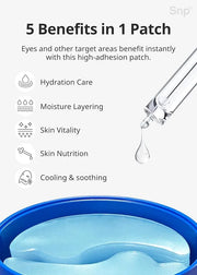 SNP [K Beauty Bird's Nest Aqua Eye Patch & Variety Ampoule Sheet Mask Set - Product Image