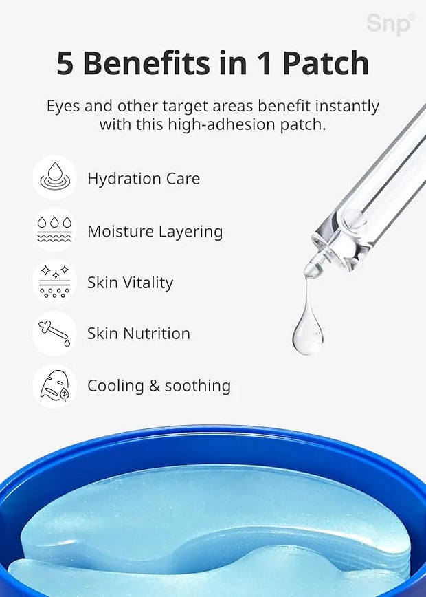 SNP [K Beauty Bird's Nest Aqua Eye Patch & Variety Ampoule Sheet Mask Set - Product Image