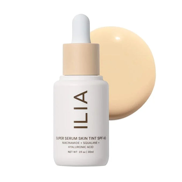 ILIA - Super Serum Skin Tint SPF 40 | Non-Comedogenic, Vegan, Lightweight to Help Against Blue Light, + Pollution while Hy...