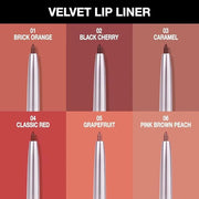 evpct Silky Smooth Lip Liner Pencil Retractable, Ruby Red Lip Liner Creamy Long-Lasting Formula for Precision Contouring M...