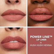 Buxom Full On Glossy Lip Oil in White Russian Power Line Plumping Lip Liner in Hush Hush Henna - Product Image