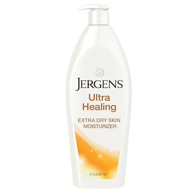 Jergens Ultra Healing Dry Skin Moisturizer, Body and Hand Lotion, for Absorption into Extra Dry Skin, 21 Ounce, with HYDRA...