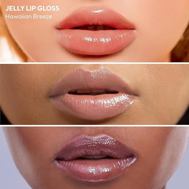 Ruby Kisses Jellicious Mouth Watering Lip Gloss Hawaiian Breeze Coconut JLG13 (3 PACKS) - Product Image