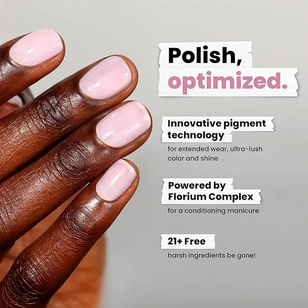 LONDONTOWN lakur Nail Polish - Chip-Resistant, Non-Toxic, Conditions & Hydrates Nails | Glossy Neutral Magnolia Haze Creme...