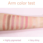 9 Colors Colorful Eyeshadow Palette Makeup,Rose Gold Brown Purple Nude Matte Shimmer Neutral Eye Shadow Powder Palette,Hig...