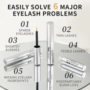 Eyelash Growth Serum for Thicker, Longer Lashes – Grow Luscious, Natural Lashes with Advanced Enhancer | Vegan & Cruelty-F...