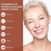 30 Pairs Retinol Collagen Under Eye Patches for Dark Circles Puffiness Wrinkles and Bags, Skin Treatment Pads for Women Gi...