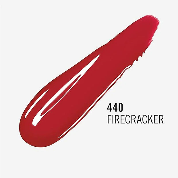 Rimmel London Stay Glossy, 440 Firecracker, Lip Gloss, Non-Sticky, Color and Shine, Up To 6-Hour Wear, Precise Applicator,...