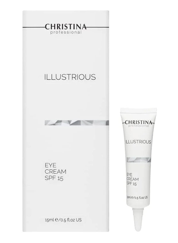 '-CHRISTINA- Illustrious Eye Cream with SPF 15 and Hyaluronic Acid | Peptide Cream with Vitamin E for Revitalizing, Nouris...