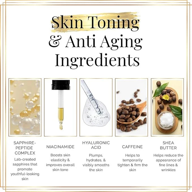 NAKERY Body Butter Anti Aging Moisturizer - Body Cream Skin Tightening Cream & Neck Firming Cream, Moisturizing Cream & Ne...