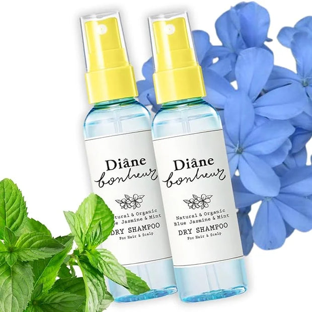 Natural Wet Dry Shampoo for Women Dry Hair & Sensitive Scalp, Organic Hair & Body Mist with Rosemary & Rose Water, Hair Re...