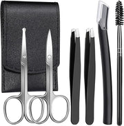 FANDAMEI Eyebrow Scissors, Eyebrow Kit, Eyebrow Tweezers for Women, Eyebrow Razor, Eyebrow Brush. Eyebrow Kit for Men with...
