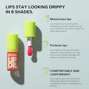 Beauty Glazed Big Brush Head Lip Oil, Ultra-Hydrating & Nourishing, Smooth Glossy Finish Lip Glow Oil, Shiny and Vegan Tin...