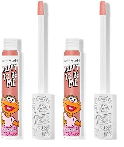 wet n wild x Sesame Street, Happy To Be Me Lip Gloss Fun-Sized (Pack of 2) - Product Image