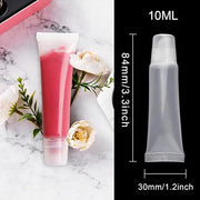 Rolybag 22 Packs Lip gloss Empty Tubes Containers(10ml),Travel empty bottle,Refillable Soft Cosmetic Squeeze Tubes For Wom...