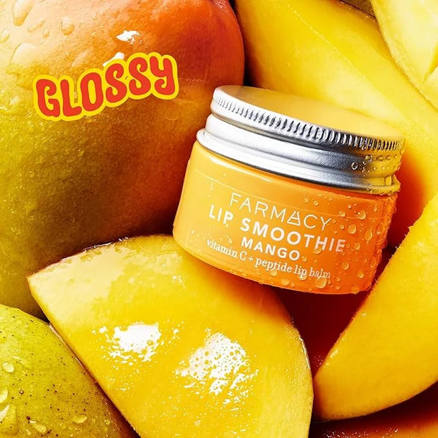 Farmacy Peptide Lip Balm - Lip Smoothie Hydrating Lip Balm with Vitamin C to Visibly Plump + Smooth Lip Lines - Nourishing...